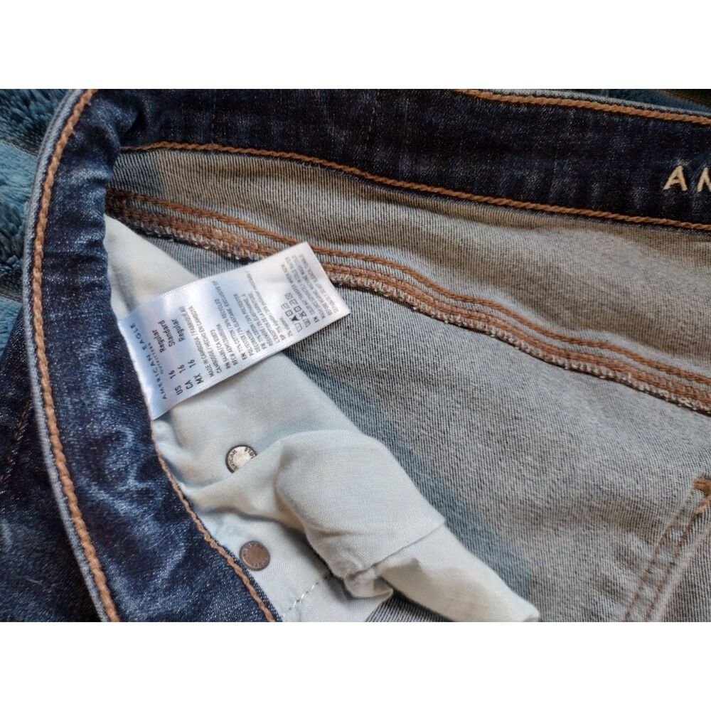 American Eagle Next Level Stretch Super High-Rise Flare Jeans - Size 16 Regular